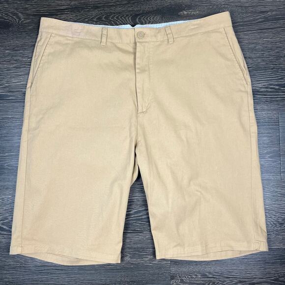 American Tall Men’s Chino Big and Tall Shorts SZ 40T Desert Khaki Vacation - Picture 1 of 9